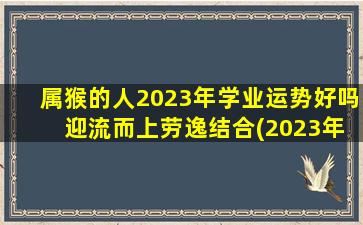 属猴的人2023年学业运势好吗 迎流而上劳逸结合(2023年属猴人学业运势：千锤百炼终成钢，勇攀高峰赢未来！)